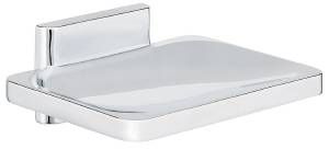 Bradley 921 Series Surface Mounted Polished Chrome Stainless Steel Soap Dish